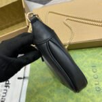 JACKIE NOTTE MINI BAG 19 IN BLACK CALFSKIN GOLD HARDWARE - Image 8