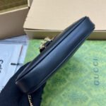 JACKIE NOTTE MINI BAG 19 IN BLACK CALFSKIN GOLD HARDWARE - Image 9