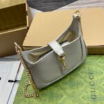JACKIE NOTTE MINI BAG 19 IN WHITE CALFSKIN GOLD HARDWARE - Image 16