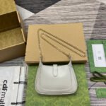 JACKIE NOTTE MINI BAG 19 IN WHITE CALFSKIN GOLD HARDWARE - Image 8
