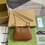 JACKIE NOTTE MINI BAG 19 IN TAWNY BROWN CALFSKIN GOLD HARDWARE - Image 15