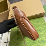 JACKIE NOTTE MINI BAG 19 IN TAWNY BROWN CALFSKIN GOLD HARDWARE - Image 7