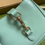 JACKIE NOTTE MINI BAG 19 IN MINT GREEN CRACKED LACQUER CALFSKIN GOLD HARDWARE - Image 4