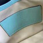 JACKIE NOTTE MINI BAG 19 IN MINT GREEN CRACKED LACQUER CALFSKIN GOLD HARDWARE - Image 9