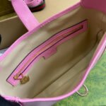 JACKIE SMALL SHOULDER BAG 27 IN PINK CRACKED LACQUER CALFSKIN GOLD HARDWARE - Image 18