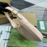 JACKIE SMALL SHOULDER BAG 27 IN LIGHT PINK CRACKED LACQUER CALFSKIN GOLD HARDWARE - Image 4