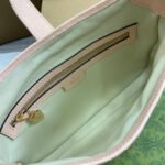 JACKIE SMALL SHOULDER BAG 27 IN LIGHT PINK CRACKED LACQUER CALFSKIN GOLD HARDWARE - Image 18