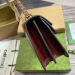 DYONYSUS SMALL SHOULDER BAG 28 IN WINE RED LACQUER EMBOSSED CALFSKIN SILVER HARDWARE - Image 5