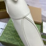 JACKIE MEDIUM SHOULDER BAG 35 IN WHITE CALFSKIN GOLD HARDWARE - Image 2