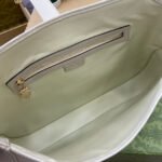 JACKIE MEDIUM SHOULDER BAG 35 IN WHITE CALFSKIN GOLD HARDWARE - Image 6