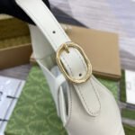 JACKIE MEDIUM SHOULDER BAG 35 IN WHITE CALFSKIN GOLD HARDWARE - Image 17