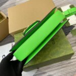 HORSEBIT 1955 SHOULDER BAG 25 IN THYME GREEN LAMBSKIN GOLD HARDWARE - Image 12