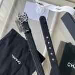 CHANEL 25S BELT 30 MM IN BLACK CALFSKIN 616606 - Image 3