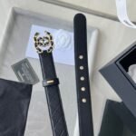 CHANEL 25S BELT 30 MM IN BLACK CALFSKIN 616607 - Image 5