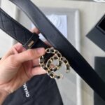 CHANEL 25S BELT 30 MM IN BLACK CALFSKIN 616607 - Image 10