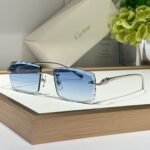 PANTHÈRE RECTANGULAR FRAME SUNGLASSES 563590 IN METAL - Image 4