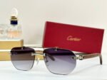 PREMIÈRE GEOMETRIC FRAME SUNGLASSES CT0621S IN METAL AND WOODEN - Image 3