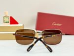 PREMIÈRE SQUARE FRAME SUNGLASSES 530304 IN METAL AND WOODEN - Image 9