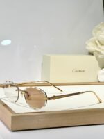 C DE RIMLESS ROUND FRAME SUNGLASSES CT0611S IN METAL - Image 16