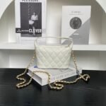 CHANEL 25S HOBO BAG 22 IN WHITE CAVIAR LEATHER - Image 23