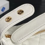 CHANEL 25S HOBO BAG 22 IN WHITE CAVIAR LEATHER - Image 7