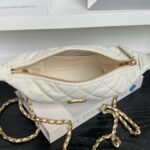 CHANEL 25S HOBO BAG 22 IN WHITE CAVIAR LEATHER - Image 2