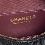 CHANEL 25S HOBO BAG 22 IN BLACK CAVIAR LEATHER - Image 9