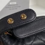 CHANEL 25S HOBO BAG 22 IN BLACK CAVIAR LEATHER - Image 14