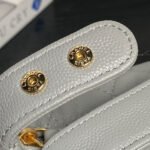 CHANEL 25S HOBO BAG 22 IN GREY CAVIAR LEATHER - Image 8