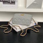 CHANEL 25S HOBO BAG 22 IN GREY CAVIAR LEATHER - Image 4