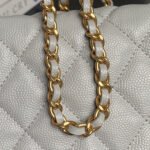 CHANEL 25S HOBO BAG 22 IN GREY CAVIAR LEATHER - Image 7