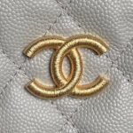 CHANEL 25S HOBO BAG 22 IN GREY CAVIAR LEATHER - Image 12