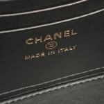 CHANEL 25S VANITY CASE BAG 19 IN BLACK CALFSKIN GOLD HARDWARE - Image 8
