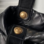 CHANEL 25S BOW BAG 38 IN BLACK LAMBSKIN WITH GOLD HARDWARE - Image 17