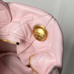 CHANEL 25S MINI BOW BAG 26 IN PINK LAMBSKIN WITH GOLD HARDWARE - Image 13
