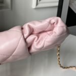 CHANEL 25S MINI BOW BAG 26 IN PINK LAMBSKIN WITH GOLD HARDWARE - Image 7