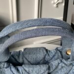 CHANEL 25S BOW BAG 38 IN DARK BLUE DENIM WITH GOLD HARDWARE - Image 3