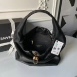 CHANEL 25S HOBO BAG 45 IN BLACK LAMBSKIN - Image 5