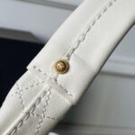 CHANEL 25S HOBO BAG 32 IN CREAM WHITE LAMBSKIN - Image 14
