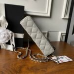 CHANEL 25S VANITY BAG 20 IN GREY CAVIAR LEATHER - Image 5