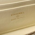 CHANEL 25S VANITY BAG 20 IN CREAMY BEIGE CAVIAR LEATHER - Image 8