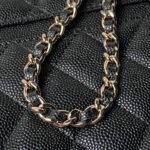CHANEL 25S VANITY BAG 20 IN BLACK CAVIAR LEATHER - Image 3