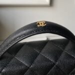 CHANEL 25S VANITY BAG 20 IN BLACK CAVIAR LEATHER - Image 4