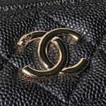 CHANEL 25S VANITY BAG 20 IN BLACK CAVIAR LEATHER - Image 2