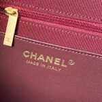 CHANEL 25S HOBO BAG 31 IN DARK RED SUEDE WITH GOLD HARDWARE - Image 7