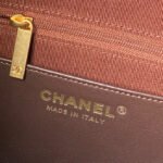CHANEL 25S HOBO BAG 31 IN DARK BROWN SUEDE WITH GOLD HARDWARE - Image 8
