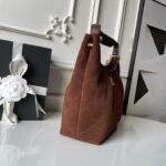CHANEL 25S HOBO BAG 31 IN DARK BROWN SUEDE WITH GOLD HARDWARE - Image 7