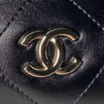 CHANEL 26S HOBO BAG 23 IN BLACK LAMBSKIN - Image 4