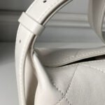 CHANEL 26S HOBO BAG 23 IN WHITE LAMBSKIN - Image 16