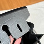BIRKIN FAUBOURG TOUCH 20 IN DOVE GRAY CALFSKIN WITH SILVER HARDWARE - Image 3